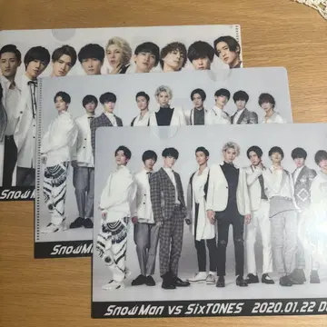 Snow Man 클리어 파일 세트