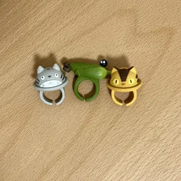 [ 3개 세트 ] 토토로 고양이 버스 메이의 옥수수 반지 가챠