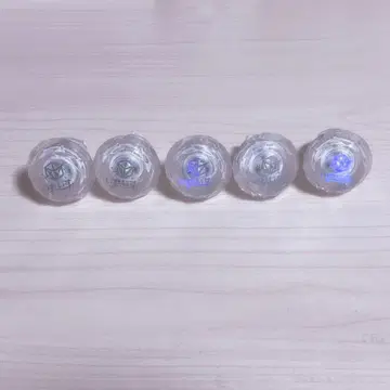 이레귤러즈 쇼토 컬러 주얼형 반지 라이트 5개