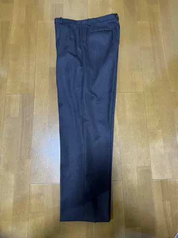 NEAT Back Satin Gabardine Trousers GRAY