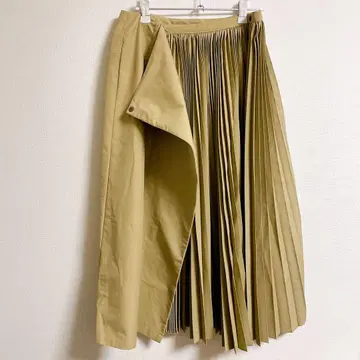 DANSKIN 플리츠 랩스커트 댄스킨 롱 스커트