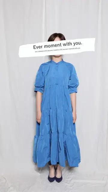 ZARA 파란색 원피스