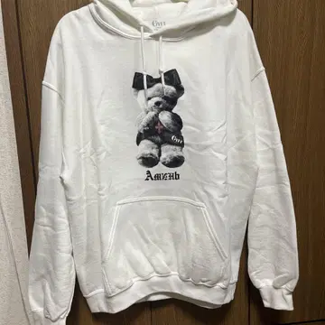 GYFT 참회쨩 후드티 화이트 곰