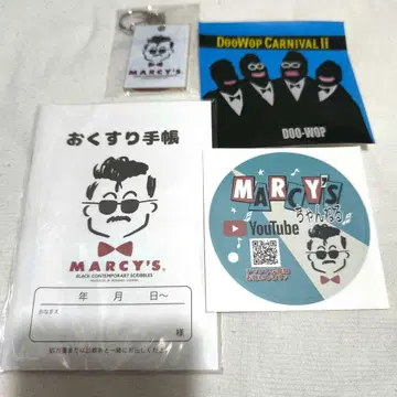 다시로 마사시 MARCY'S 약 수첩 & 스티커 2장 & 키링 4점 세트