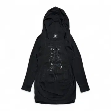 마리떼 프랑소와 저버 race up long hoodie