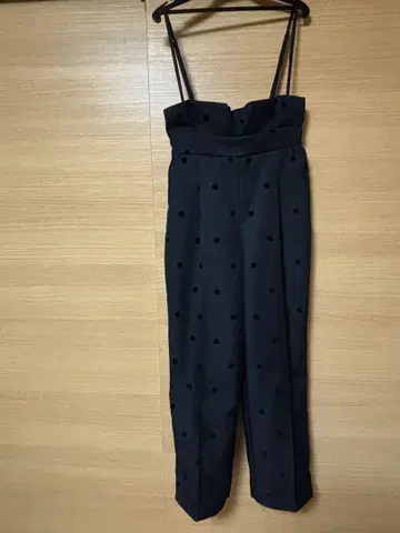 도트 무늬 살로펫 팬츠 미사용