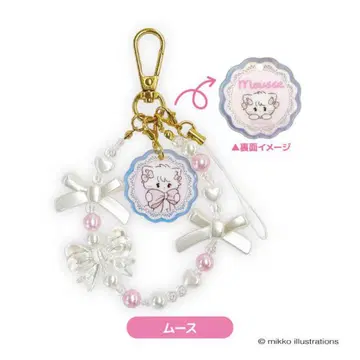 mikko illustrations 무스 폰 스트랩 스마트폰 비즈