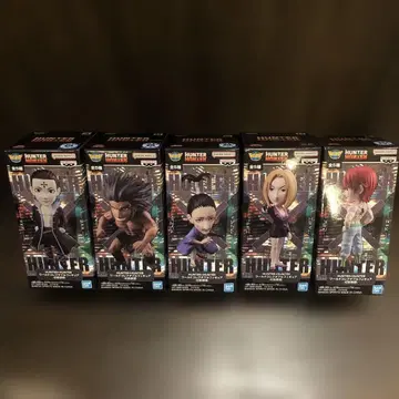 HUNTER x HUNTER 피규어 세트 전 5종 월드 컬렉션 환영여단