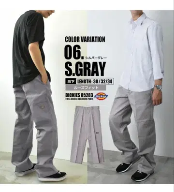 DICKIES 85283 실버 30x32 루즈핏 컨디션 최상