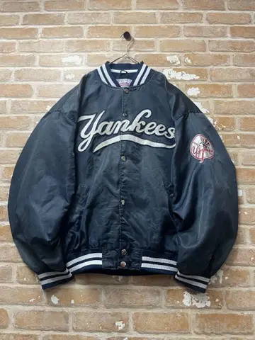 90s STARTER 바시티 자켓 Yankees MLB 네이비 아우터