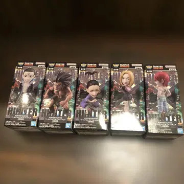HUNTER x HUNTER 피규어 세트 전 5종 월드 컬렉션 환영여단