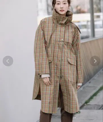 Munich 리사이클 폴리에스테르 체크 마운틴 후드티