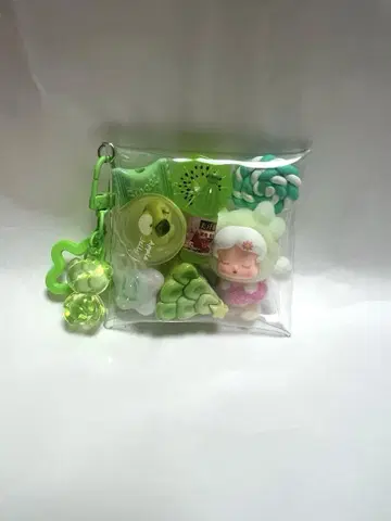 가챠 츠메츠메 파우치 그린