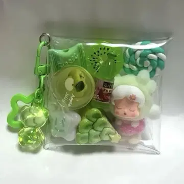 가챠 파우치 채우기 타입 그린 여아