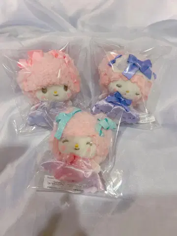 산리오 마이 스위트 피아노 시크릿 퍼펫 마스코트 3개 세트