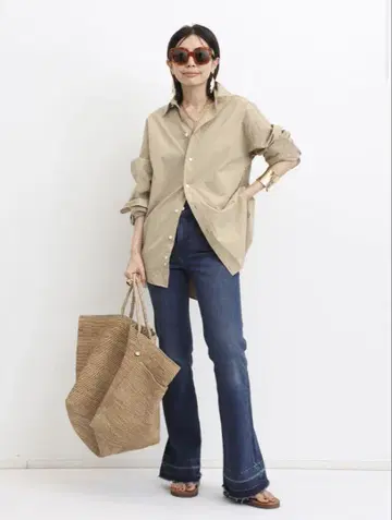 라빠르망 Americana WASHED RELAX SHIRTS