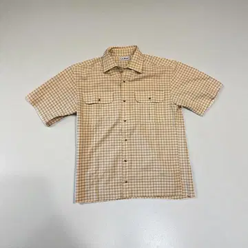 llbean 짧은 기장 셔츠 옐로우 컬러