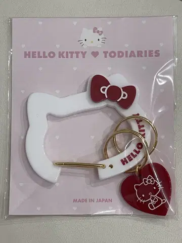 산리오 이세탄 TODIARIES 카라비너 헬로키티 빨간색