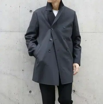 하시모토 준 PEAKED LAPEL P COAT