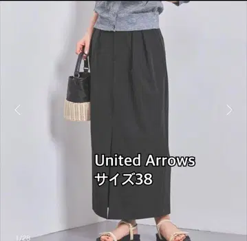 UNITED ARROWS 인턱 타이트 맥시 스커트
