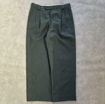 구제 의류 90s 이탈리아제 와이드 2턱 슬랙스 팬츠 cityboy