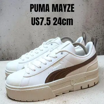 거의 미사용 24년 모델 PUMA MAYZE 푸마 메이즈 24cm 통굽