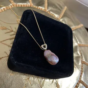 담수 진주 바로크 목걸이