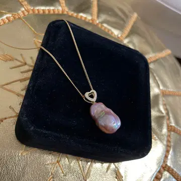 담수 진주 바로크 목걸이