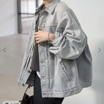 새상품 이번 시즌 프레임워크 엑스라지 데님 자켓