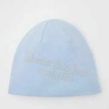 lagua gem 스카이블루 스카이블루 비니 러그 모자 니트 모자