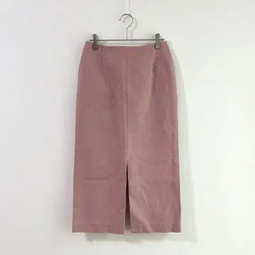 3995 [ 데미룩스 빔즈 ] 롱 타이트 스커트 앞뒤 슬릿 핑크 36