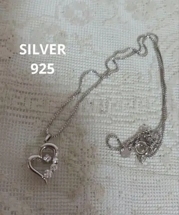 댄싱 SILVER 925 하트 목걸이