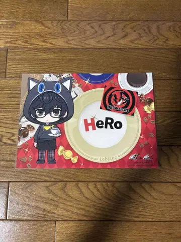 P5R P5X AMO CAFE 런천 매트 조커 라미네이티드 가공