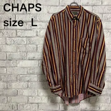 [ CHAPS ] 챕스 긴팔 셔츠 스트라이프 멋진 스타일리쉬