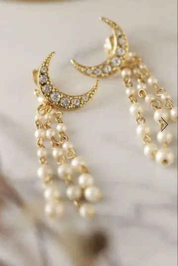 ADER bijoux 펄 프린지 귀걸이