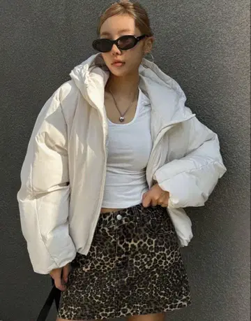 DAZY 패딩 코트 충전솜 다운 자켓 쉬인