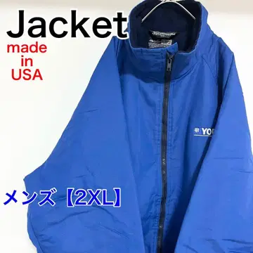 YBF13 [ 미국제 ] YORK 자켓 [ 남성용 2XL ] 긴팔 파란색