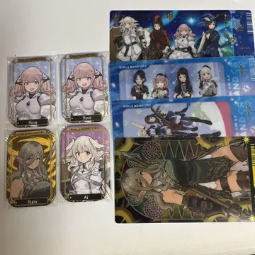 걸즈밴드클라이 RPG풍 캔뱃지 카드