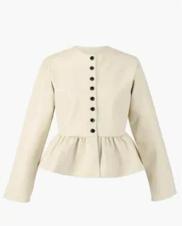 LEATHER PEPURAMU CARDIGAN Bibiy
