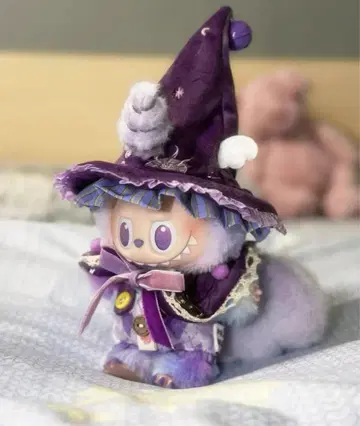 러브브 보라색 마법사 봉제 인형 옷 갈아입기 의류