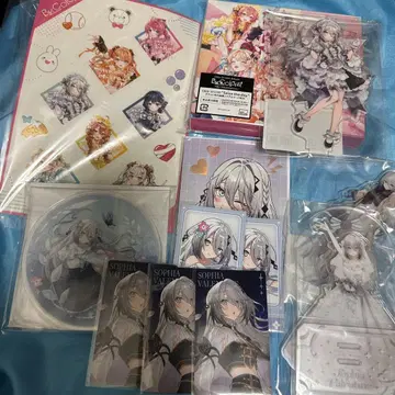 니지산지 소피아 발렌타인 아크릴 스탠드 카드 CD 스티커