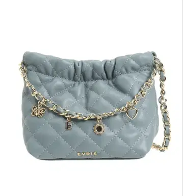 미사용 새상품 EVRIS 에브리리스 퀼팅 모티브 체인 BAG