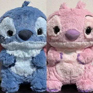 AimeryBIG 봉제 인형 스티치&엔젤 2종류 세트