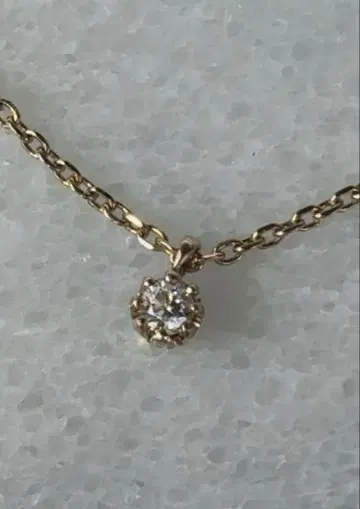 agete 10k 다이아몬드 목걸이