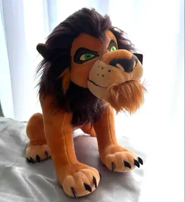 라이온킹 스카 봉제 인형 택 포함 디즈니 디즈니 스토어