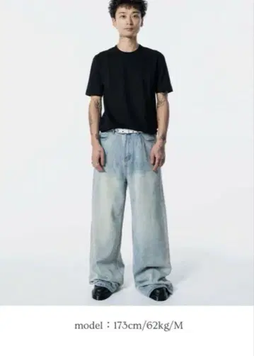 Menes / Faded Modern Baggy Pants / 데님