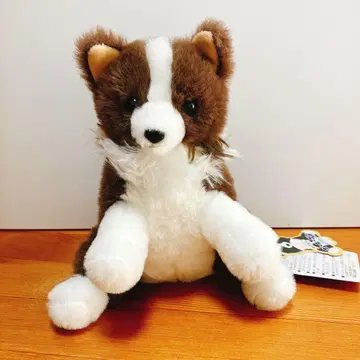 축 늘어지는 보더콜리 초코 봉제 인형 강아지 인형뽑기 경품