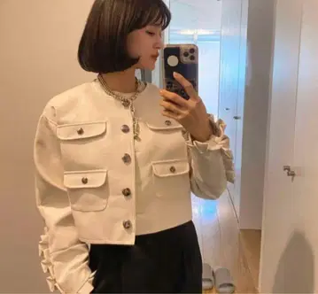 Bibiy. JENNIE LEATHER CARDIGAN