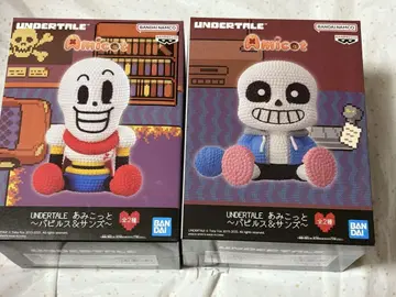 UNDERTALE 언더테일 아미코토 파피루스 & 산즈 피규어 세트