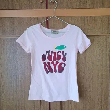 Juicy Couture 타이트 T셔츠 00년대 Y2K 핑크 크롭티